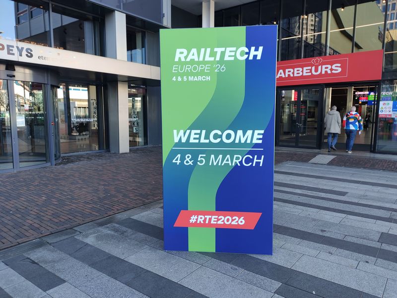 RailTech Europe 2026 in de Jaarbeurs in Utrecht
